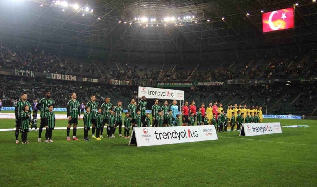 Trendyol 1. Lig’in 27. haftasında Kocaelispor, sahasında karşılaştığı İstanbulspor ile