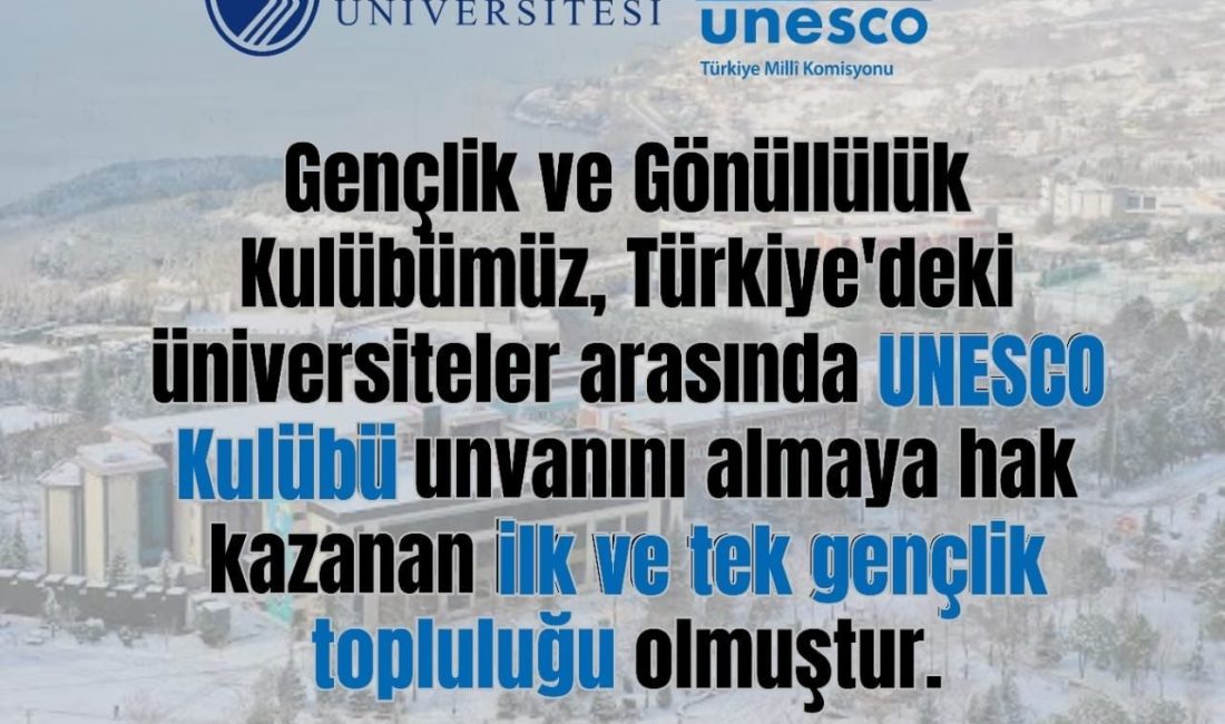 Sakarya Üniversitesinin öğrenci topluluklarından biri olan Gençlik ve Gönüllülük Topluluğu,