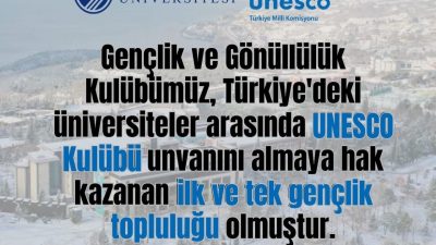 Sakarya Üniversitesinin öğrenci topluluklarından biri olan Gençlik ve Gönüllülük Topluluğu,