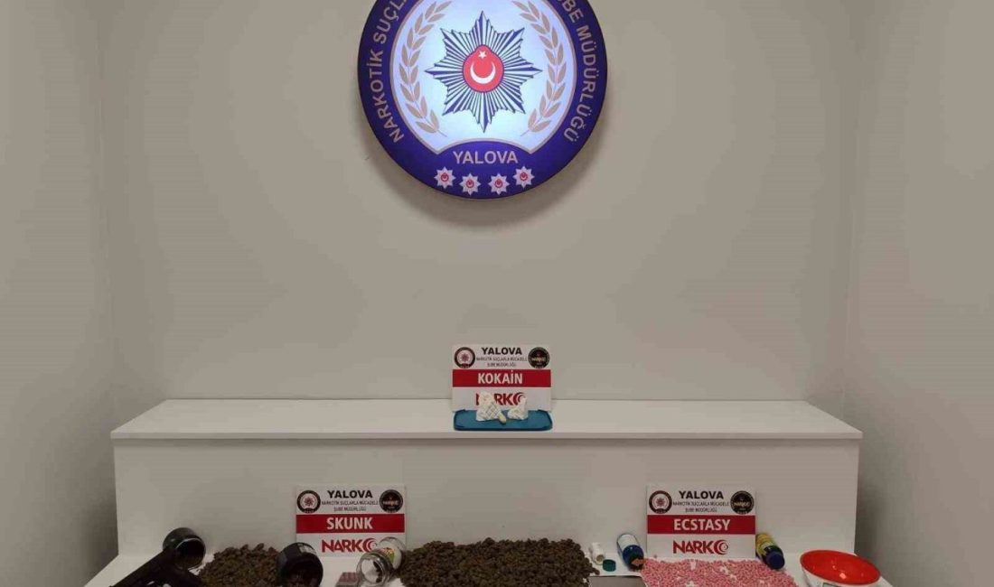 Yalova’daki uyuşturucu operasyonunda 5 tutuklama Yalova’da polis tarafından 9 farklı adrese eş zamanlı düzenlenen uyuşturucu