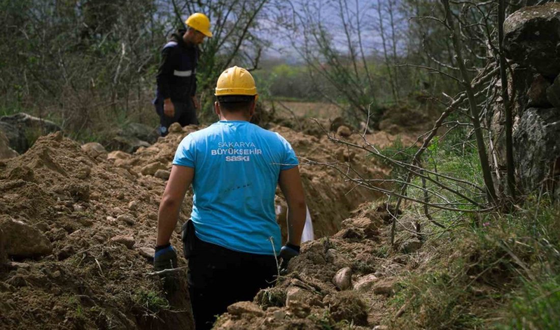 SASKİ, Turgutlu Mahallesi’nde başlattığı çalışmalar kapsamında bin metrelik içme suyu