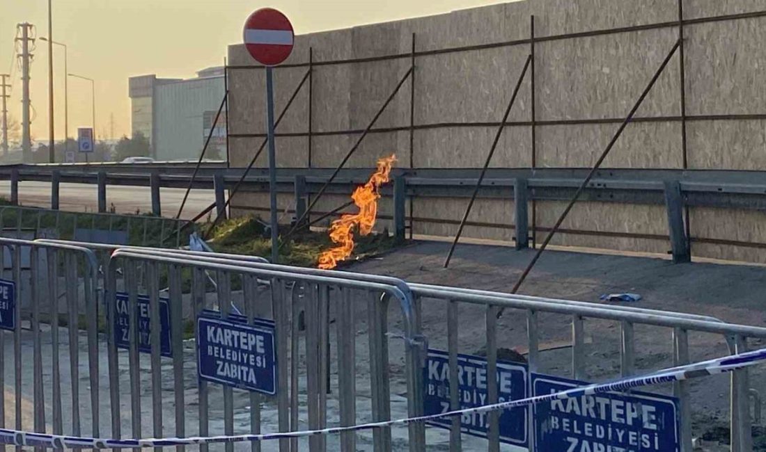 Kocaeli’nin Kartepe ilçesinde metro projesi için yapılan zemin etüdü sondaj