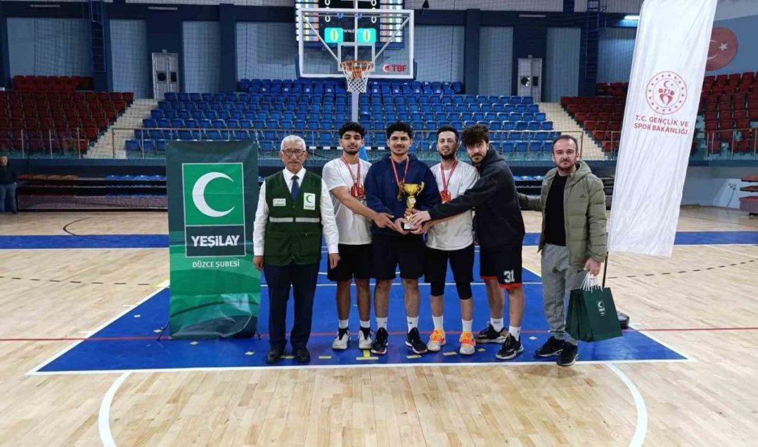 Yeşilay 3×3 basketbol turnuvası yapıldı DÜZCE(İHA) – Düzce’de Yeşilay Haftası etkinlileri kapsamında düzenlenen, “Yeşilay 3×3