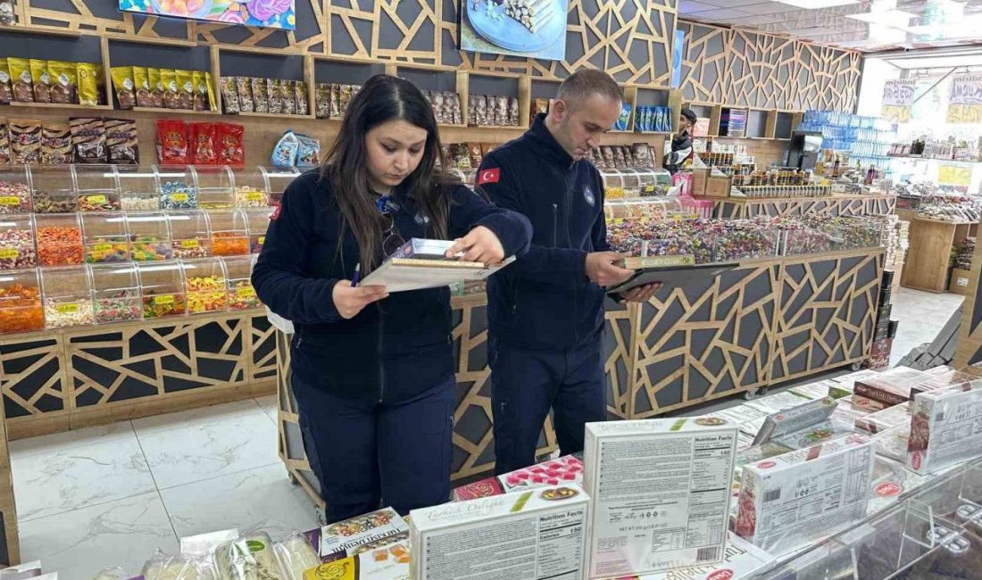 Çayırova Belediyesi Zabıta Müdürlüğü ekipleri, yaklaşan Ramazan Bayramı öncesinde ilçedeki