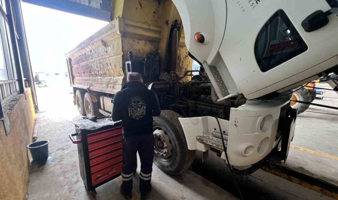 Başiskele Belediyesi, bünyesinde yer alan iş makineleri ve hizmet araçlarının