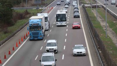 TEM Otoyolu’nun Bolu geçişinde 9 günlük Ramazan Bayramı tatilinin son