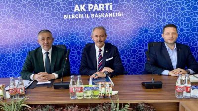 AK Parti Bilecik İl Başkanlığı’nda il yönetim kurulu üyelerinin katılımıyla