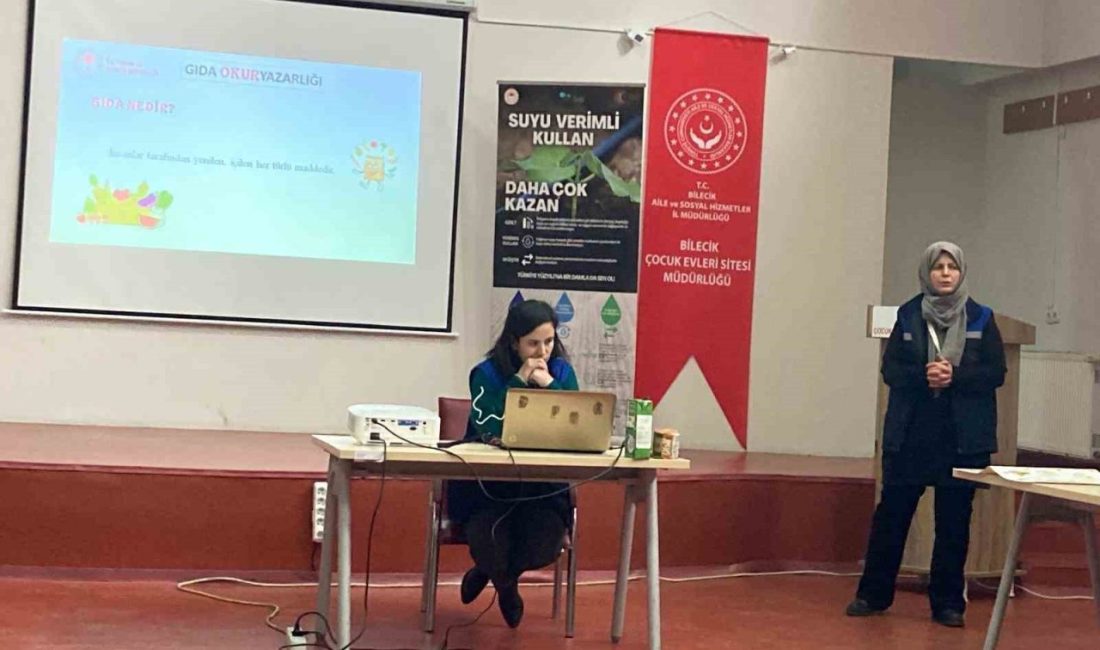 Bilecik’te gıda ve su bilinci eğitimi düzenlendi Aile ve Sosyal Hizmetler Bakanlığı ile Tarım ve Orman Bakanlığı