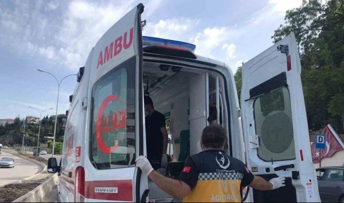 Bilecik’te seyir halinde kontrolden çıkan motosiklet devrilirken, sürücüsü yaralandı. Alınan