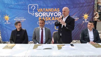 Darıca Belediye Başkanı Muzaffer Bıyık, mahalle sakinleriyle bir araya gelerek