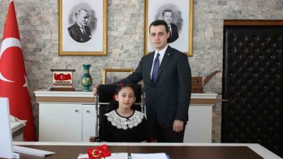 DÜZCE(İHA) – Çilimli Kaymakamı Furkan Alpay, 23 Nisan Ulusal Egemenlik