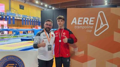 İtalya’da düzenlenen 4. AERE Cup müsabakalarında trampolin cimnastikte 51 bin