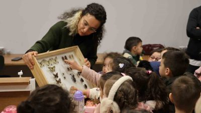 Beyköy İhsan Gösterişli Anaokulu öğrencileri, Düzce Üniversitesi Ziraat Fakültesi Bitki