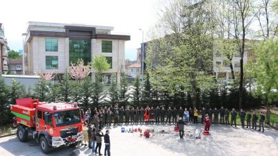 Düzce Orman İşletme Müdürlüğü tarafından orman yangınlarıyla mücadele hazırlıkları kapsamında