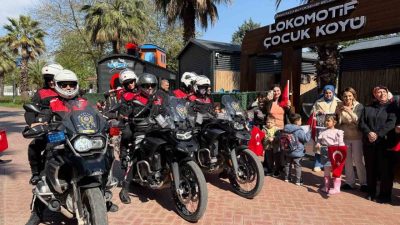Kocaeli Lokomotif Çocuk Köyü’nde miniklerle bir araya gelerek keyifli anlar