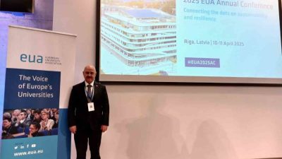 Düzce Üniversitesi Rektörü Prof. Dr. Nedim Sözbir, Letonya’nın başkenti Riga’da