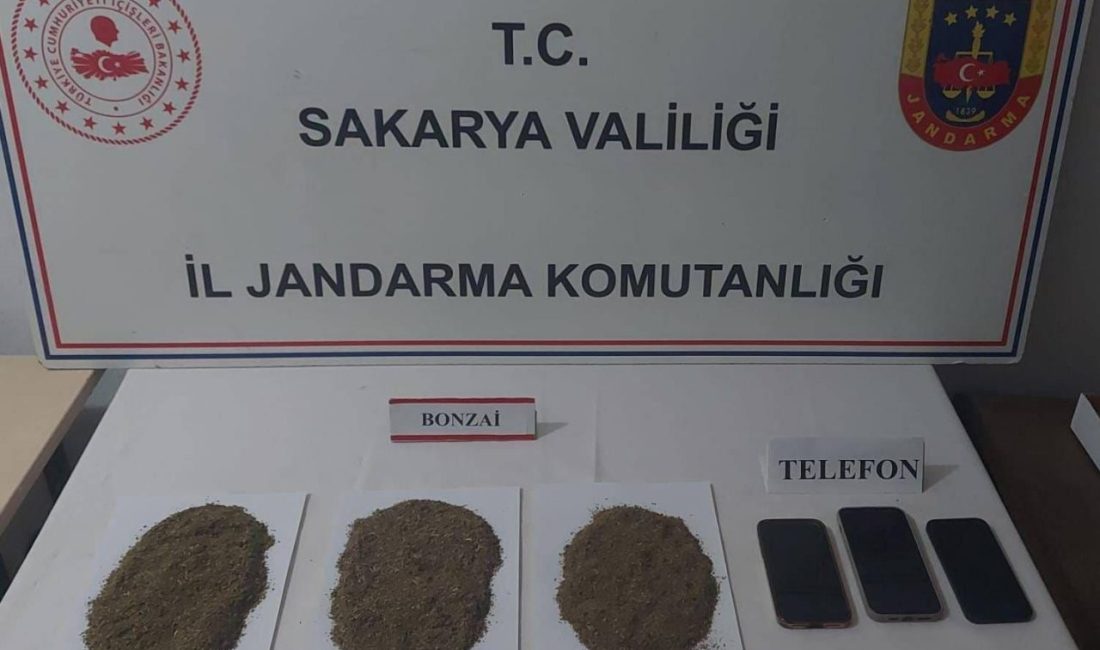 Sakarya’da jandarma ekiplerince 10 günde gerçekleştirilen 63 uyuşturucu operasyonunda 68