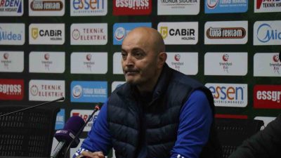 Trendyol 1. Lig’in 34. haftasında oynanan Sakaryaspor-Pendikspor maçının ardından düzenlenen