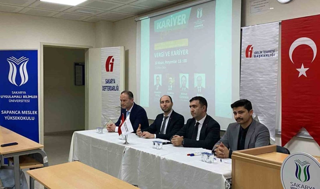 Sapanca MYO’da ‘Vergi ve Kariyer’ konuşuldu SUBÜ Sapanca MYO Muhasebe ve Vergi Uygulamaları Programı’nın düzenlediği kariyer