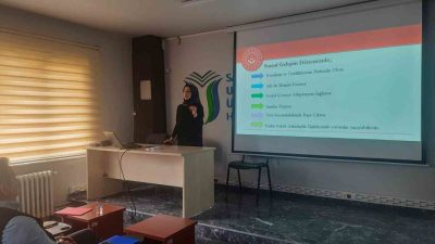 SUBÜ Kadın ve Aile Çalışmaları Merkezi tarafından Hendek MYO öğrencilerine