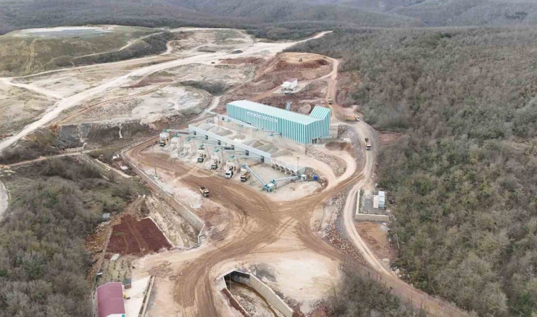 Kocaeli Büyükşehir Belediyesi, Körfez Kıyırlı’da kurduğu yerli üretim Taş Kırma