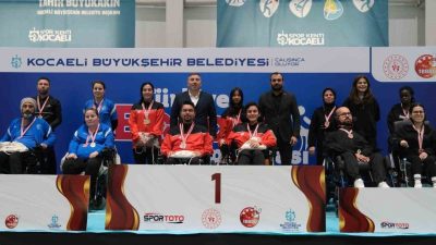 Kocaeli’de düzenlenen Türkiye Boccia Şampiyonası’nda 133 özel sporcu gösterdikleri performanslarla