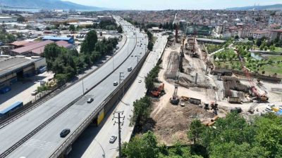 Körfezray Metro Projesi kapsamında Derince ilçesinde bulunan üç istasyon bölgesinde