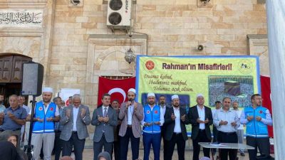 DÜZCE (İHA) –Düzce’de kutsal topraklara gidecek 76 kişilik hac grubu