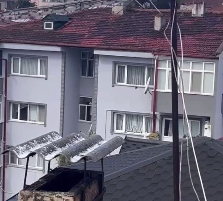 Antene sıkışan karga itfaiye erlerinin yardımıyla özgürlüğüne kavuştu Sakarya’nın Erenler ilçesinde binanın çatısındaki antene sıkışan karga, itfaiye ekiplerinin