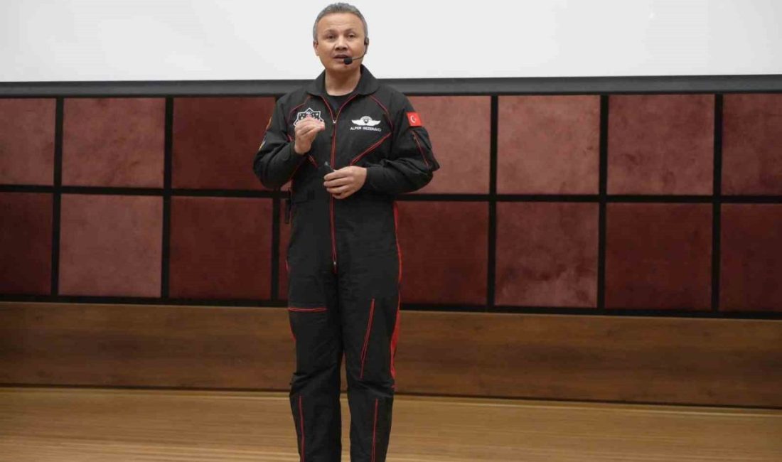 Kastamonu’da öğrencilerle buluşan Türkiye’nin ilk astronotu Alper Gezeravcı, “Uzay alanında