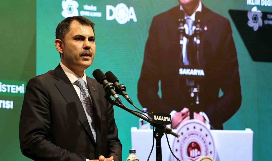 Sakarya’da ‘Depozito İade Sistemi Tanıtım Toplantısı’nda konuşan Çevre, Şehircilik ve