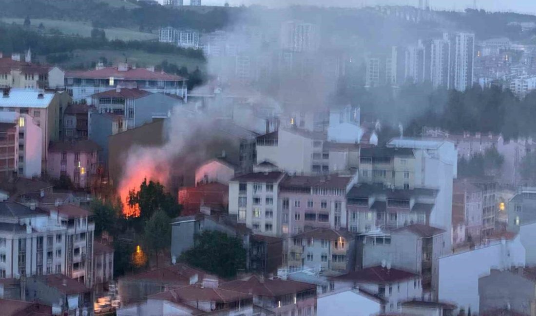 Bilecik’te çıkan yangında dumanlar gökyüzünü kapladı Bilecik’te metruk binada çıkan yangında dumanlar gökyüzünü kaplarken, korku dolu