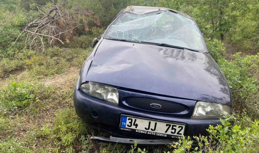Bilecik’te meydana gelen trafik kazasında 4 kişi yaralandı Bilecik’te seyir halinde kontrolden çıkan otomobil şarampole uçarken, 4 kişi