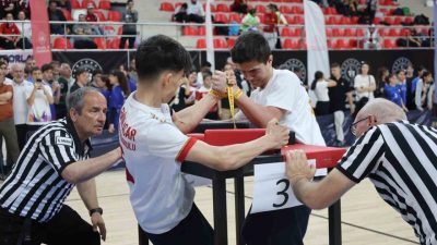 Bilecik’te Okul Spor Faaliyetleri Bilek Güreşi Yıldızlar Kız-Erkek Grup Müsabakaları,