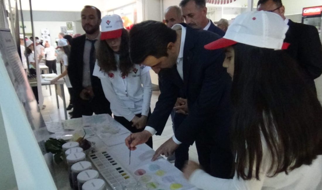 Bolu’da Taşkesti Ortaokulu ve İmam Hatip Ortaokulu tarafından düzenlenen Bilim