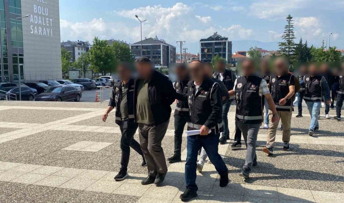 Bolu’da FETÖ soruşturması kapsamında Maydonoz Döner şubelerine düzenlenen operasyonda 6