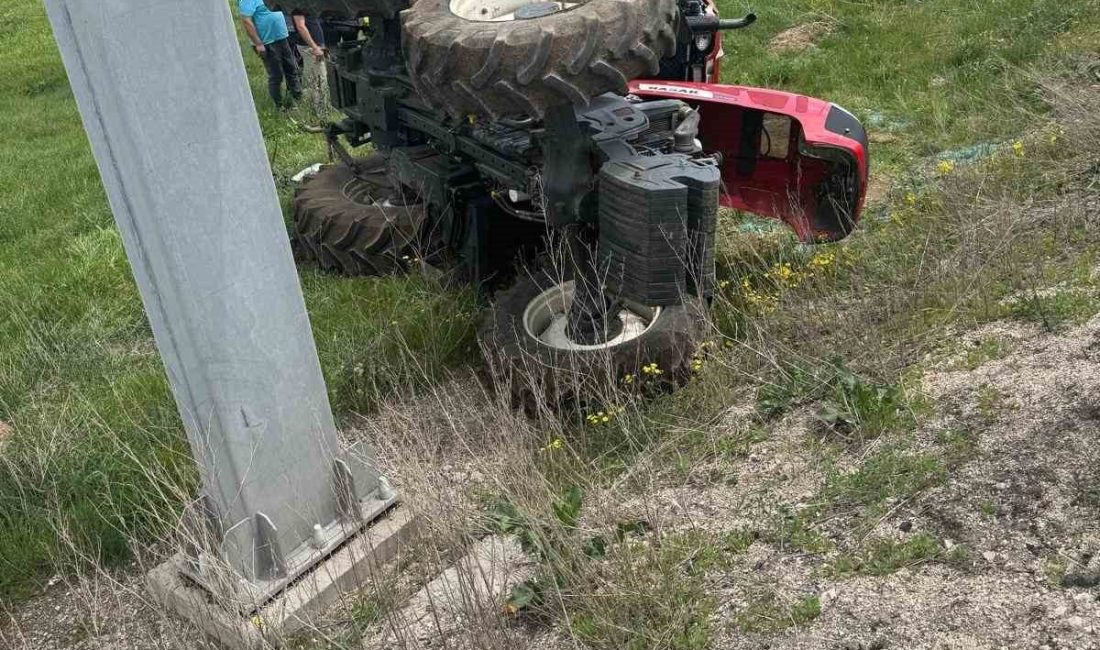 Bolu’da traktör takla attı: 1 yaralı Bolu’da D-100 kara yolunun Gerede ilçesi mevkiinde seyir halinde olan