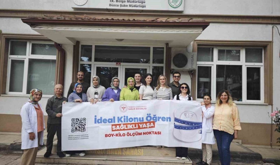 DÜZCE (İHA) – Sağlık Bakanlığı’nın başlattığı “İdeal Kilonu Öğren, Sağlıklı