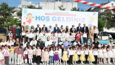 Çayırova Belediyesi’nin çocuk kulüplerinde eğitim gören minikler, festival havasında geçen