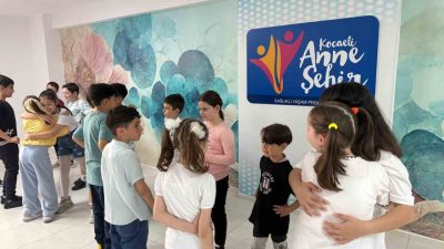 Kocaeli’de “Anne Şehir ile Adım Adım Hayat” projesiyle çocuklar, temel