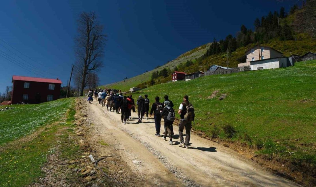 Doğa yürüyüşlerinde rota bu kez Dikmen Yaylası’ydı Sakarya Büyükşehir Belediyesi Doğa Yürüyüşleri, Hendek Dikmen Tepe Parkuruyla devam