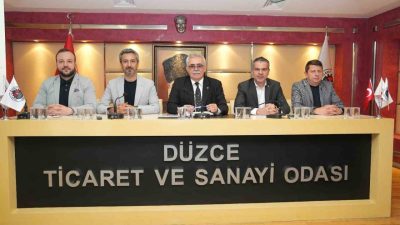 DÜZCE(İHA) – Düzce Ticaret ve Sanayi Odası(DTSO) olağan Meclis Toplantısı,