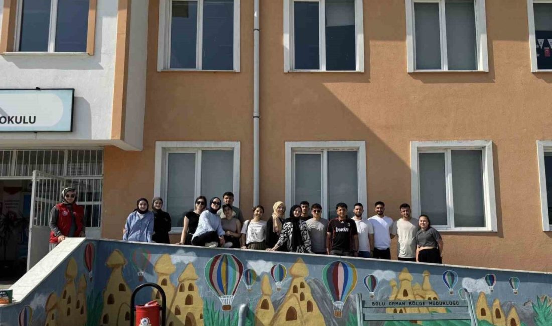 Düzce’de okul duvarlarına renkli dokunuş DÜZCE (İHA) – Düzce Üniversitesi mimarlık topluluğunun hazırladığı proje çerçevesinde