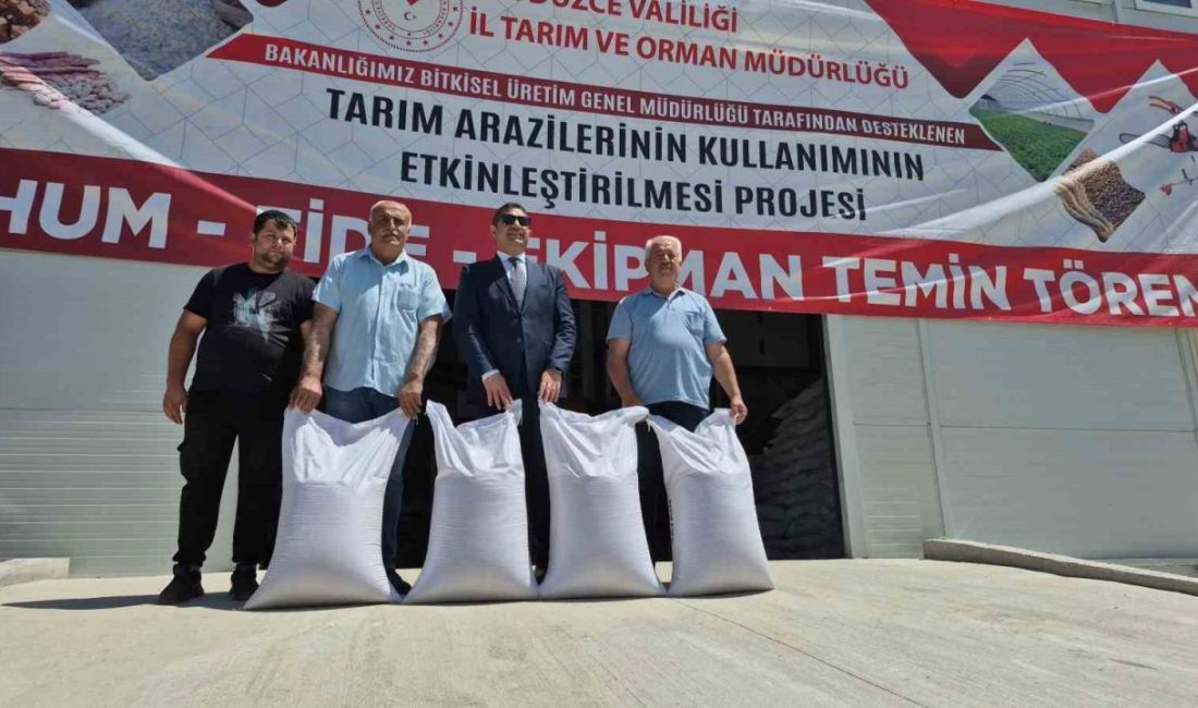 DÜZCE(İHA) – Düzce’de yüzde 60’ı Tarım ve Orman Bakanlığı destekli