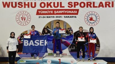 Okul Sporları Wushu Türkiye Şampiyonasında Düzceli sporcular 7 madalya kazandı.
