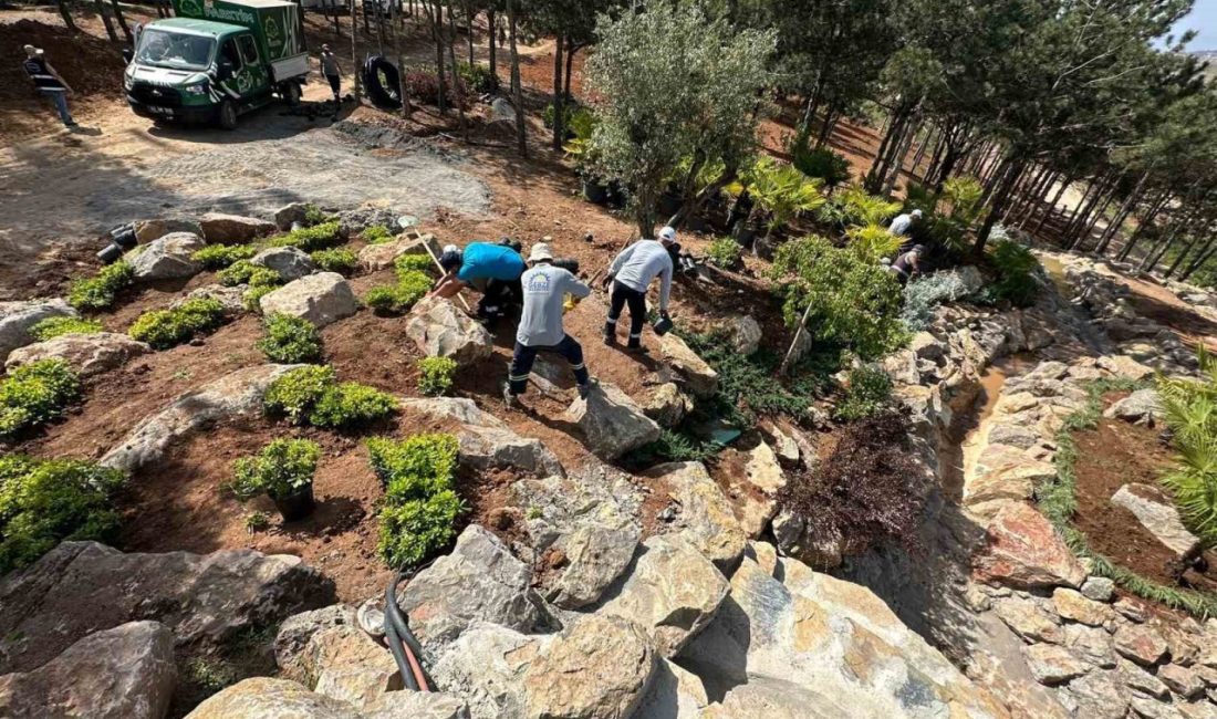 Gebze’de 126 bin metrekarelik alanda inşa edilen mesire alanı, tamamlandığında