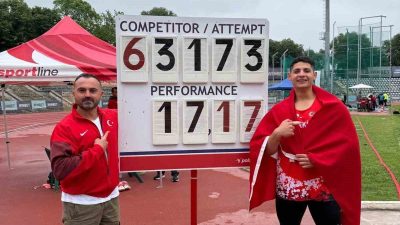 Bilecikli genç gülleci Abdülkerim Akdaş, Bulgaristan’da düzenlenen uluslararası yarışmada, 17.17