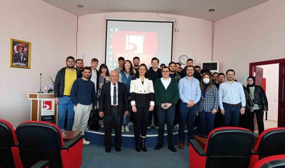 ‘İş Dünyasının Yıldızları Semineri’ yoğun ilgi gördü Bilecik Şeyh Edebali Üniversitesi (BŞEÜ), Pazaryeri Meslek Yüksekokulu Konferans Salonunda