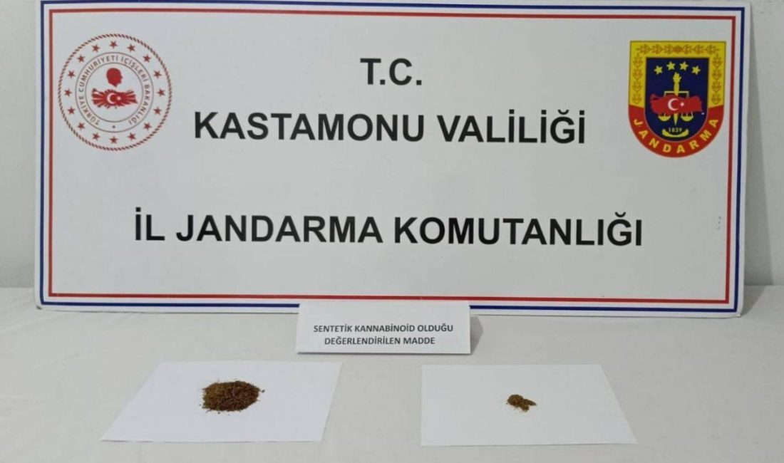 Kastamonu’da uyuşturucuyla yakalanan şahıs tutuklandı Kastamonu’da jandarma ekipleri tarafından yapılan üst aramasında üzerinden kannabinoid çıkan