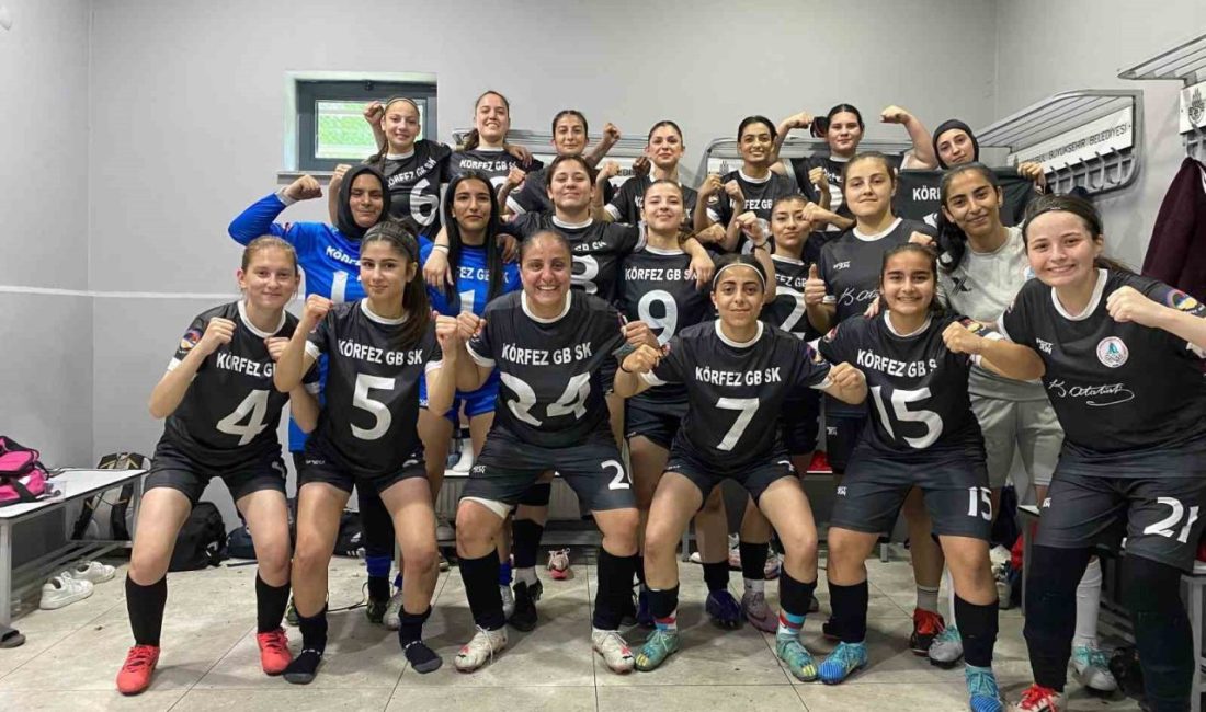 Körfez Kadın Futbol takımı çeyrek finalde Körfez Gençlerbirliği Kadın Futbol Takımı, 2 Lig’e yükselme play-off müsabakasında